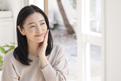 顔のたるみ対策と心がけ